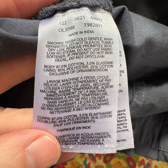 Mountain Hardware belted waist gray blue short size 8 - Picture 7 of 7